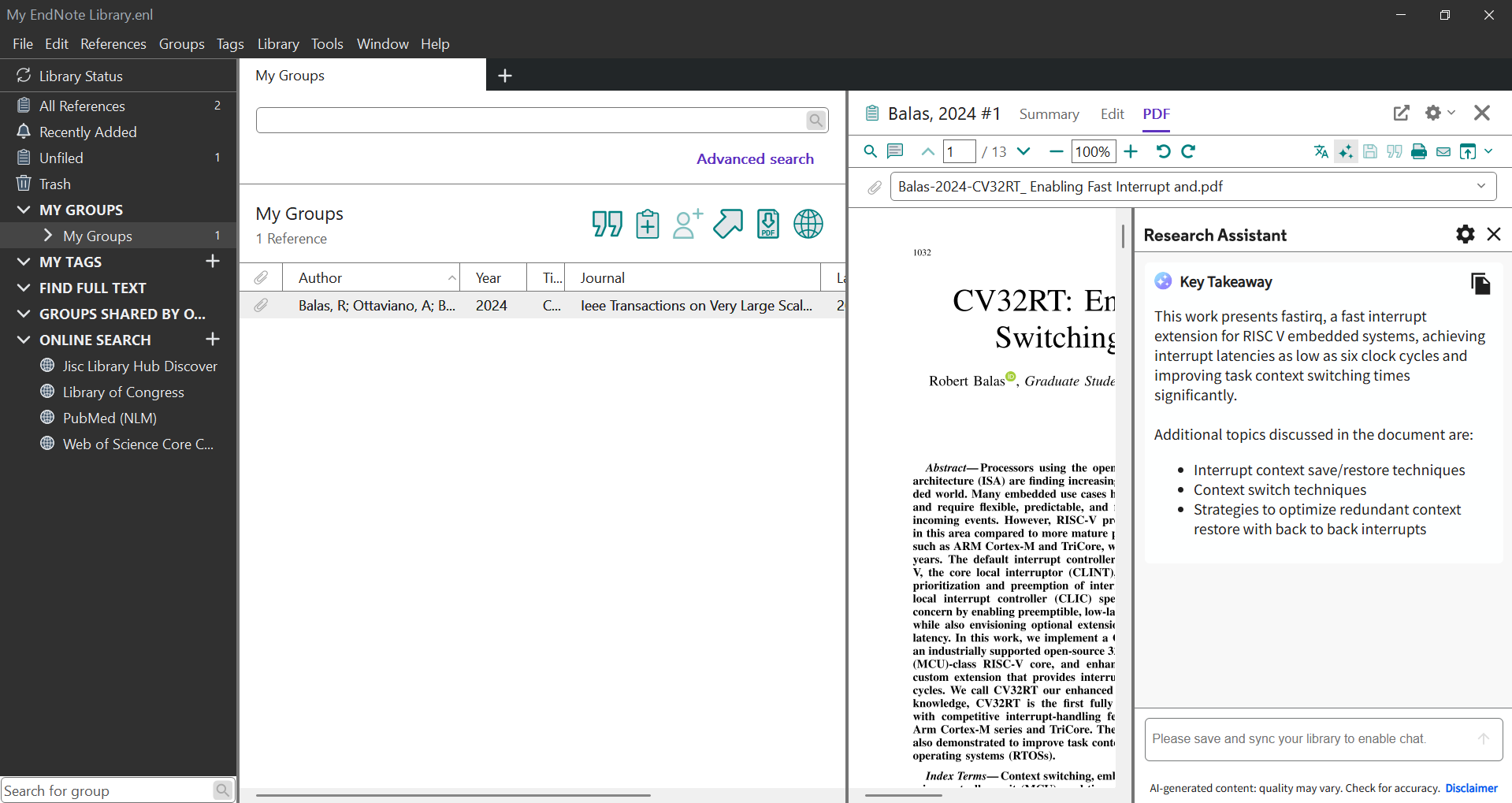 EndNote Software Overview